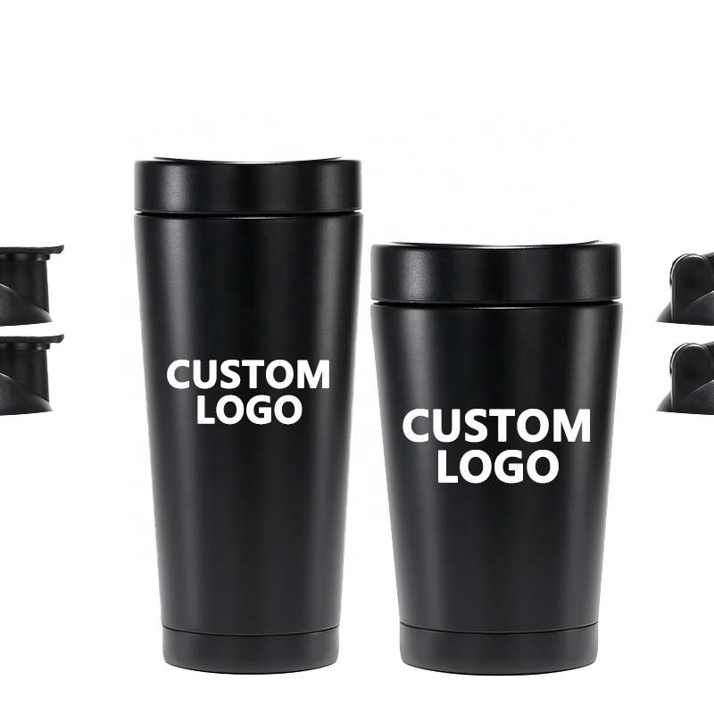 Guangzhou Weiguan Hardware Factory WG187 Customizable Logo Metal Stainless Steel Water Bottle Printed Brand 304 Insulated Mixer Custom Protein Shaker Cup Bottle