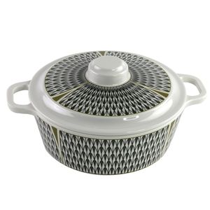 SEBEST Wholesale custom Food Grade Soup Tureens White Melamine Serving Bowl With Lids