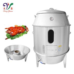 Chinese charcoal peking duck roaster oven machine stainless steel charcoal roast duck oven equipment for chicken pig lamb
