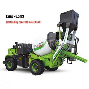 700L - 7500L Mini Portable Cement Mixer Pump Machine Truck Price and Diesel Industrial Self Loading Concrete Mixer