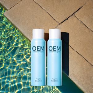 2024 newest Private Label Sunscreen Spray spf50+++ sunscreen spray swimming spray Non-sticky easy film forming