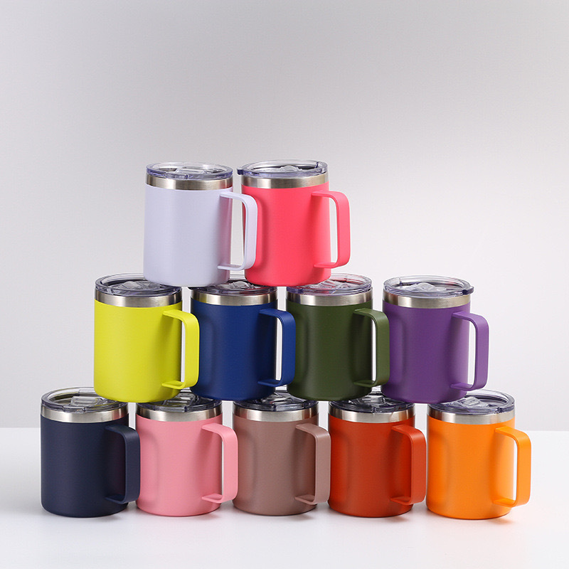 Yiwu Zhuotong Electronic Technology Co., Ltd. Classic Portable 12oz 304 Stainless Steel Vacuum Travel Cup Wall Vacuum Coffee Mug