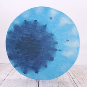 Luxury Unique Design Blue Plastic Bowl and Dishes Tableware Dinner Sets Melamine Dinnerware Set