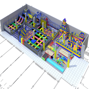 High capacity quality children entertainment equipment indoor playground  kids game playground