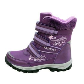 Children's winter boots, snow boots,warterproof , with fur lining.24-25 Winter.Factory supplier,China Origin