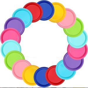 Factory wholesale Disposable Durable 6''/7''/8''/9''/10.25'' Inch Plastic plates Disposable Party Plates