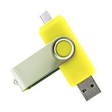 Custom Logo Swivel OTG mobile phone USB Flash Drive 2.0 Memory Stick Pen Drive