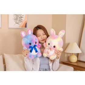 Plush Colorful Easter Rabbit 35/45/55cm Stuffed Bunny Plush Toys Stuffed Animal