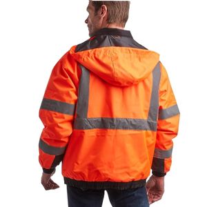 Best Seller hi vis winter reflective workwear safety jacket reflective jackets Roadway Safety Night Work Jacket