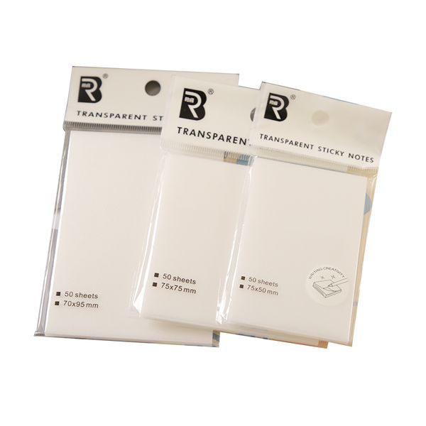 In-stock Ins Clear Matte Pearlescent sticky Notes  N Times Post Message Mark Memo pads