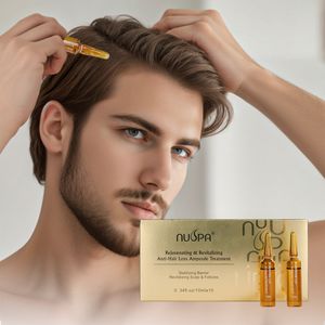 OEM ODM Private Label Natural Ginger Intensive Revitalizing Hair Treatment Sensitive Scalps Use Hair Ampoule