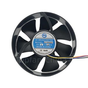 Reversible cooling fan manufacturer 12v dc bldc brushless 120mm silent high air flow forward and reverse fan for computer case
