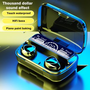 M10 Wireless Headphones Bt Earphone with Charging Box LED Sports Stereo Noise Canceling Earbuds Headsets for Xiaomi