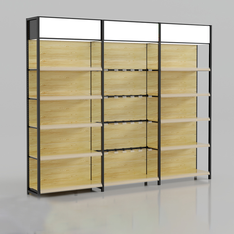 Zhengzhou Xinda Exhibition Props Co., Ltd. Supermarket Convenience Store Grocery Store Display Racking Shelves Medium Duty Supermarket Gondola Shelving Racks and Shelves