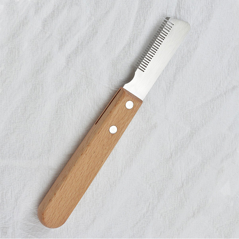 Pet Grooming Professional Stainless Steel Striping Knife Hot Sale Pet Grooming Striping Knife Comb