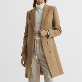 abrigos para mujer 2023 fall winter clothes jackets for women trench coats Wool-Blend Mid Length Coat