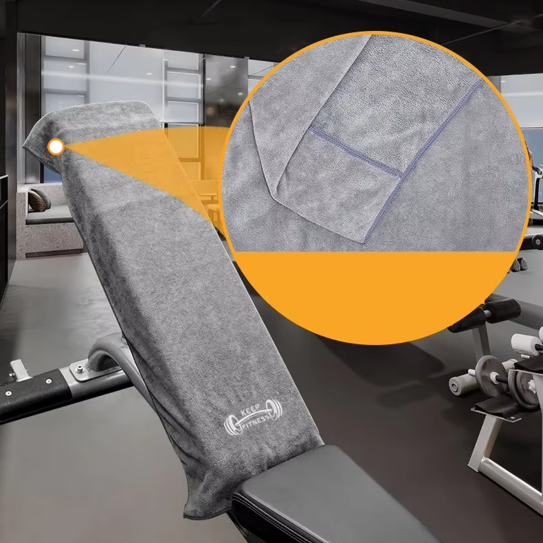 High Quality Microfiber Fitness Workout Towels Hood Towel For Gym Bench Absorbers Sweat With Logo