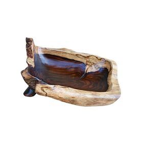 latest furniture product Sono Wood Fruit Bowls With Antique Model handmade of Indonesian high quality wood