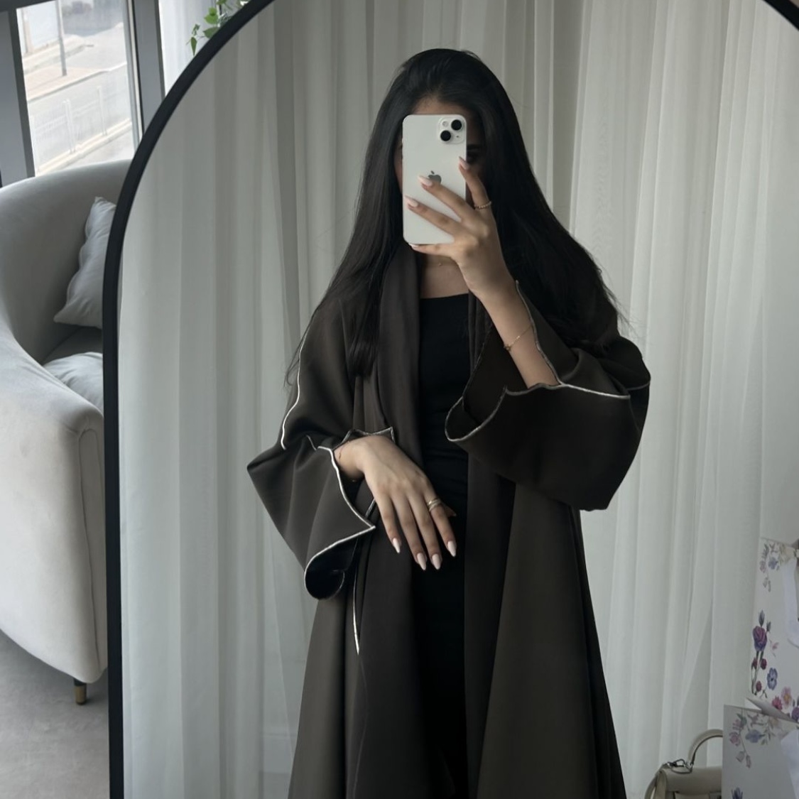 Wholesale Manufacturer Dresses Maxi Dress For Dubai Turkish Open Front Abaya For Muslim Women Long Sleeve Cotton Abaya