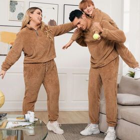 Wholesale Quarter Zip Family Matching Clothes 2022 / Flannel Casual Matching Outfits For Family / Custom Family Matching Outfits