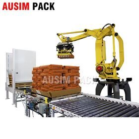 Industrial automatic palletizing system machine ABB Robotic palletizer with customized price