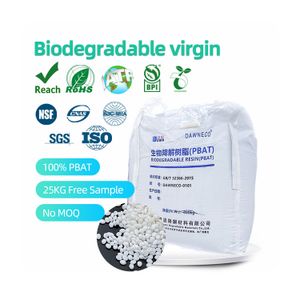 Eco-Friendly Dawn PBAT Granules Biodegradable Plastic Raw Materials for Tableware Application