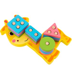 FiveStar Shape Matching Giraffe Puzzle Creative Kid's Imagination Enlightenment Jigsaw Early Educational Children Toys For Baby
