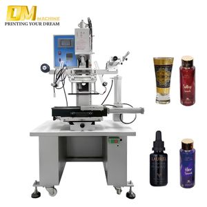 DM Factory Direct Sale Glass Bottle logo manual hot foil stamping machine