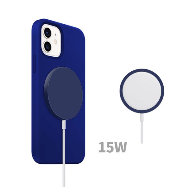 Hot selling 15W magnetic wireless charger fast wireless charger for iphone 12,13,14 best magnetic wireless charger in 2024