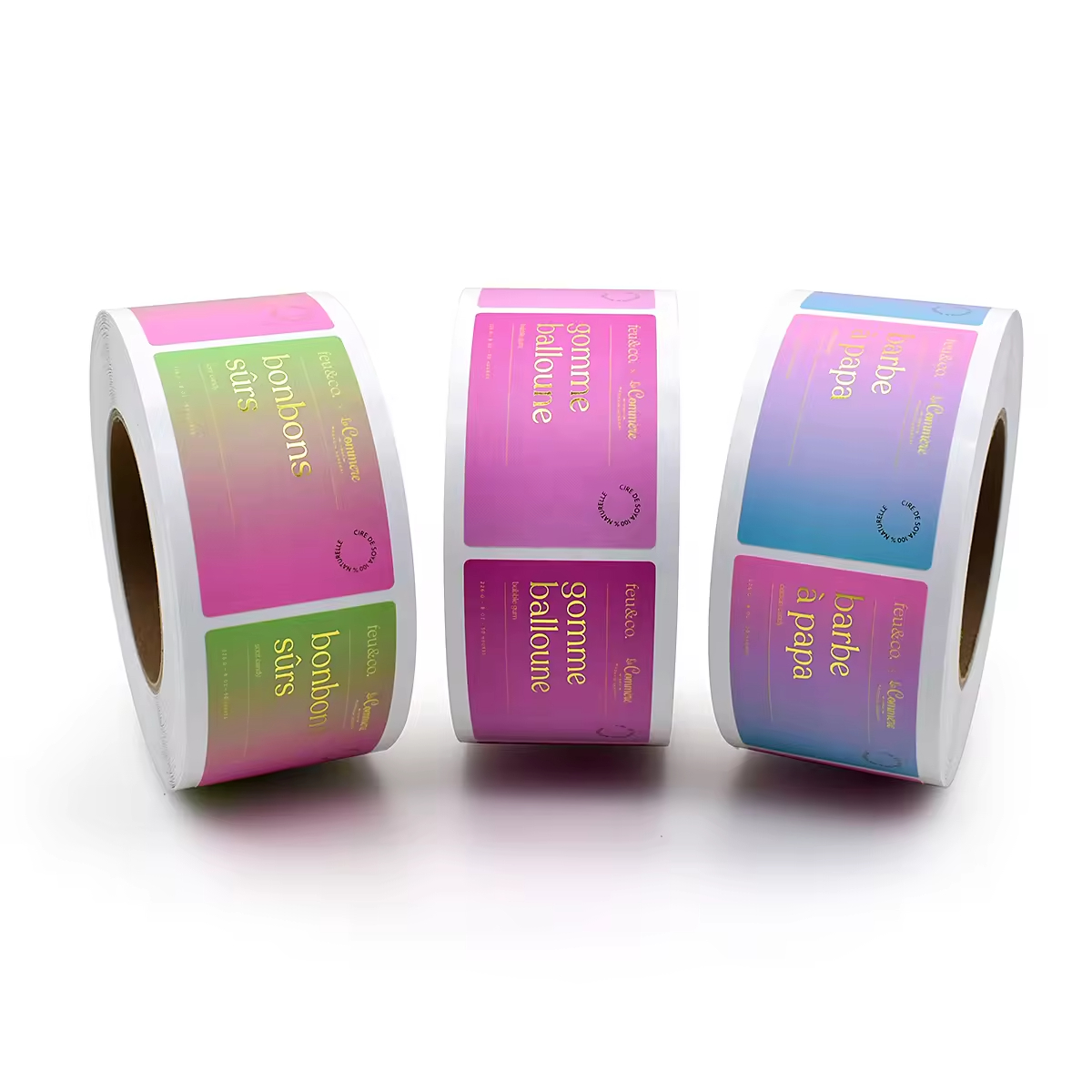 SUCCESS OVERSEAS CONSULTING PTE LTD Waterproof Custom Adhesive Vinyl Circle Label Sticker Digital Printing on Offset Duplex Board Newsprint Paper