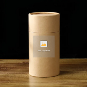 Manufactory Custom logo printing kraft cardboard specialty paper tube packaging biodegradable cylinder candle packaging boxes