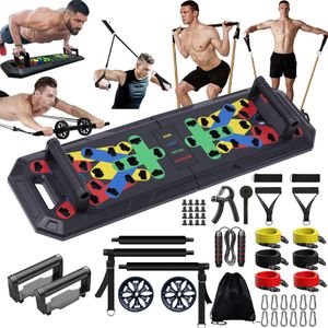 Multi-function Foldable T-shaped Push Up Board Portable Exercise Equipment with Gym Accessories Strength Training Equipment