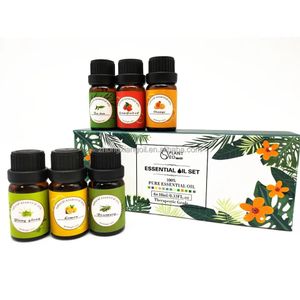 OEM Aromatherapy Essential Oil top 6 Pure Therapeutic Grade Oils 10 ml Lavender oil eucalyptus lemongrass peppermint