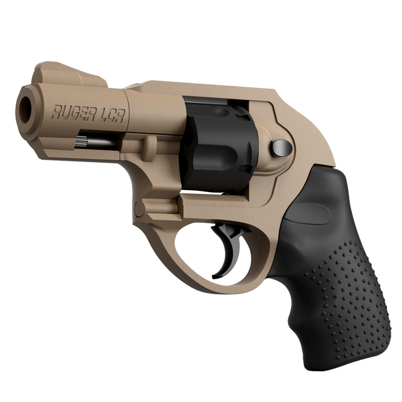 Yushan County Sold Out The Trading Co., Ltd. Revolver bomb gun children's toy gun boy toy revolver soft bullet gun model plastic material