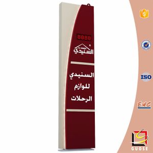 Shell Brand Steel Structure Filling Station Extension Column Light Box Oil Fuel Cornice Sign Billboard