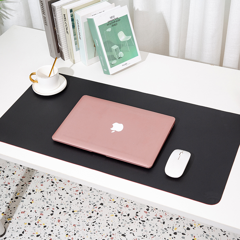 Guangzhou Xinshang Leather Technology Co., Ltd. Hot - Selling Customizable LOGO Two - Color Double - Sided PU Leather Keyboard Pad For Home and Office