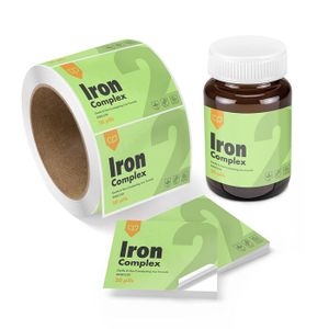 custom private water resistant printing roll healthcare supplement label sport nutrition label sticker