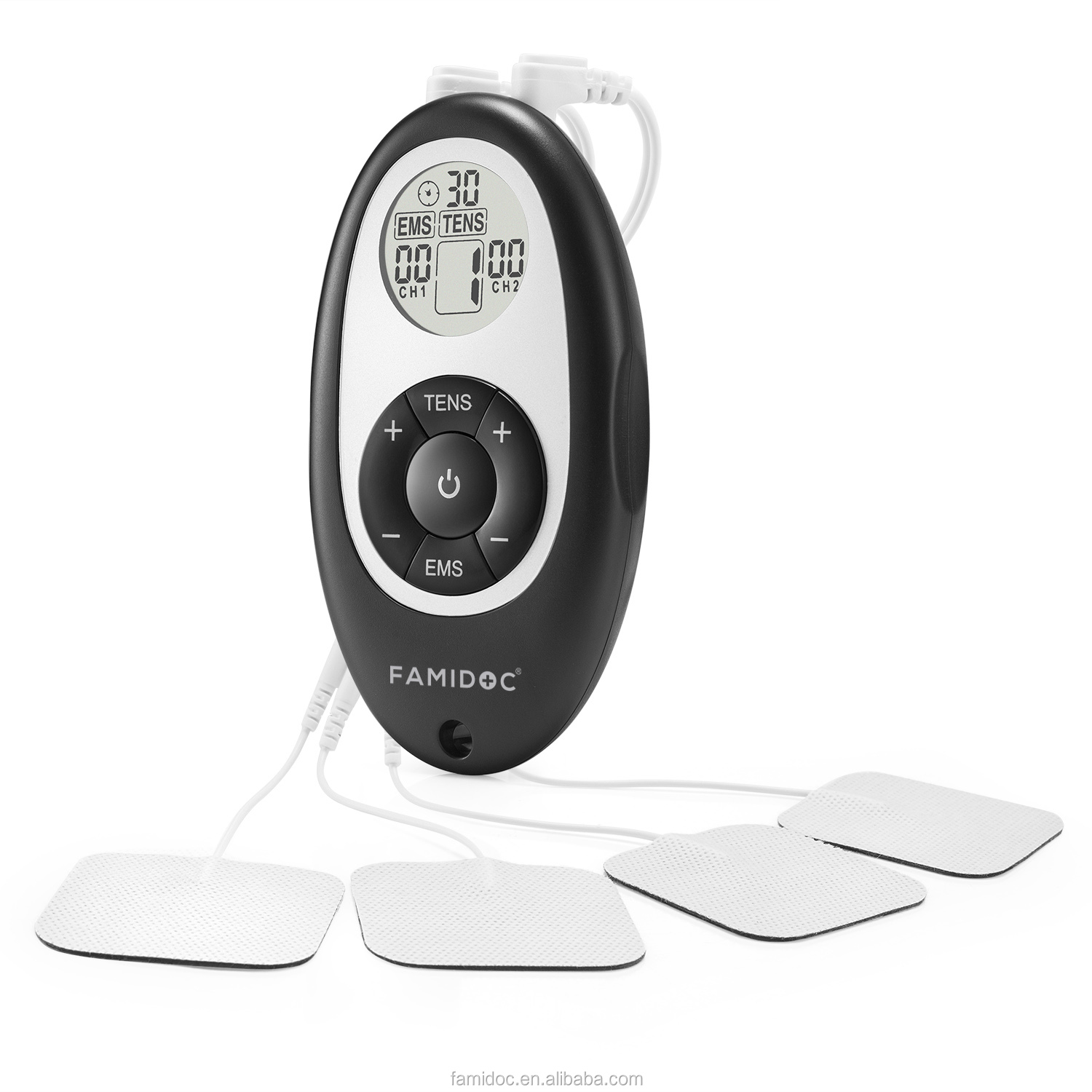 FAMIDOC Body Pain Relief Physical Therapy Equipment Physiotherapy Massage Electric Muscle Stimulator TENS Pulse Therapy Machine