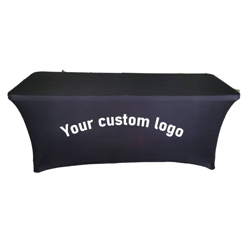 Shanghai UTE Advertising Print Co., Ltd. High Quality Custom Print Spandex Table Cloth For Trade Show 4ft 6ft 8ft