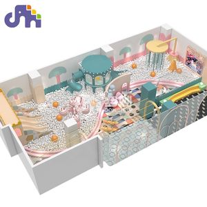 New design 200m*m customized commercial small indoor playground baby slide indoor parque infantil jungle gym soft play equipment