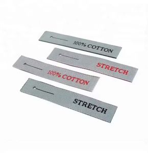 New Design Custom Woven Double Sides Brand Name Logo Fabric Fancy Zipper pulls for Clothing and Bag