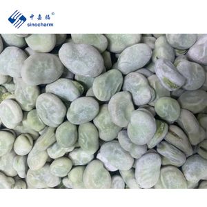 Sinocharm HACCP Fresh Frozen Vegetables Broad Beans Fava Beans Wholesale Price IQF Broad Beans