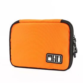 Wholesale RTS home small digital item electronic accessories organizer outdoor travel USB charging cable card storage bag