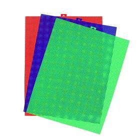7CT and 14CT  Supplier Clear Embroidery Crafts DIY Bag Purse Kit Mesh Plastic Canvas Sheets