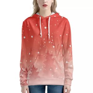 2024 Unisex Pullover Hoodie High Quality Custom Christmas Design Casual Polyester/Cotton Dyed Wear Men Winter Embroidered