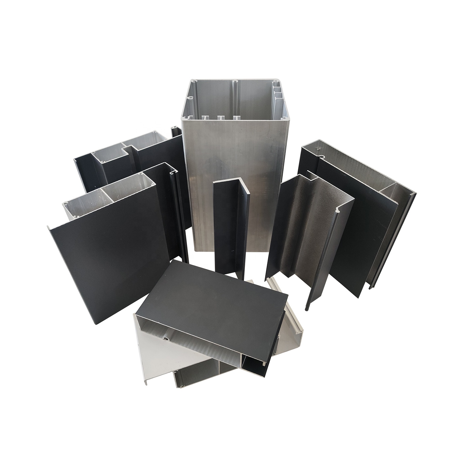 Weifang teddy Bear Home Co., LTD Customized Powder Coating Aluminum Alloy Profile Metal Upright Transom Louvered Raw materials for Aluminum Pergola Factory