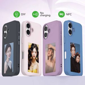 AI phone case new trending products luxury designer mobile ink screen phone case for iphone 16