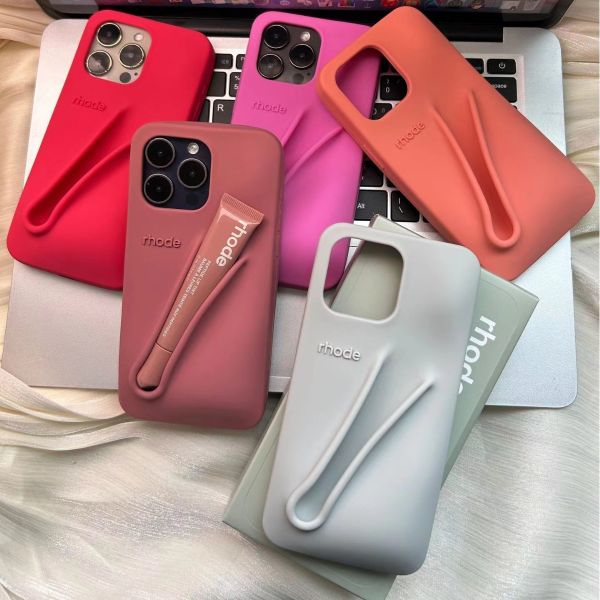 Makeup-friendly Silky Smooth  Convenient Accessory Rhodes Lip Phone Case For iphone 11 12 13 14 15 16