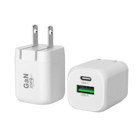 Factory Price GaN Charger 20W USB & Type-c mobile charger with high quality good price fast delivery