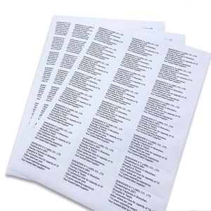 45 Up A4 Self-Adhesive Label Sticker Labels Printed Adhesive A4 Sticker Printing Label